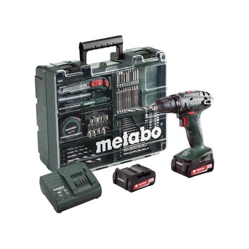 Aku vrtačka Metabo BS 14.4 Set MD 602206880 zelená